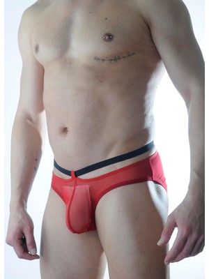 bebekokusu Erkek Kırmızı Tül Fantezi Slip Iç Çamaşırı