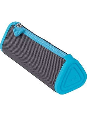 Prismo Sl-Ply Ucgen Kalem Çantası,koyu Gri-Fosforlu Mavi