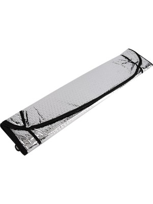 Nil Avm Metalize Ön Cam Oto Güneşlik 130X60CM Gri
