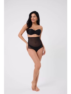 bebekokusu Freshness 0006 Lazer Kesim Tül Yüksek Bel Slip Korse