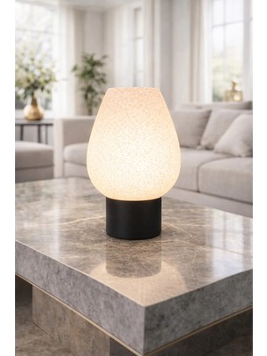 Mosso Steel Nelp Model - LED Abajur - Masa Lambası - USB 5V ile Çalışır - Slim LED Aydınlatması Dahildir - Dekoratif Lamba - Renk Seçenekli