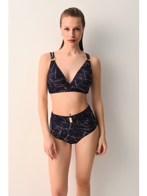 Suwen Glace Üçgen Bikini Üst