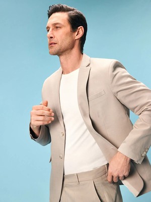 Lc Waikiki Yeni Sezon Standart Kalıp Keten Karışımlı Erkek Blazer Ceket