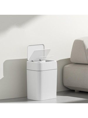 PremiumPort 12 Lt Hareket Sensörlü Çok Amaçlı Sessiz Çöp Kutusu (2 Adet Aa Pil)