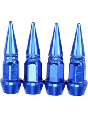 Nil Avm Alüminyum Sivri Sibop Kapağı Mavi 4&AMP;#39LÜ 45MM