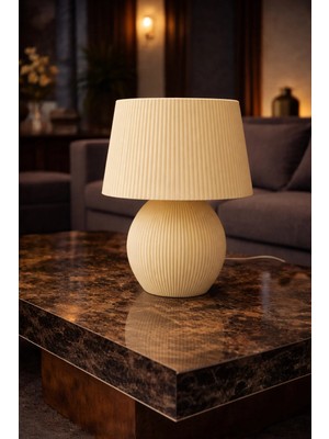 Mosso Steel Letto Model - LED Abajur - Masa Lambası - USB 5V ile Çalışır - Slim LED Aydınlatması Dahildir - Dekoratif Lamba - Renk Seçenekli