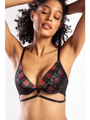 bebekokusu Gusto Foam Cup Push Up Bra,siyah Renk Konforlu ve Şık Sütyen