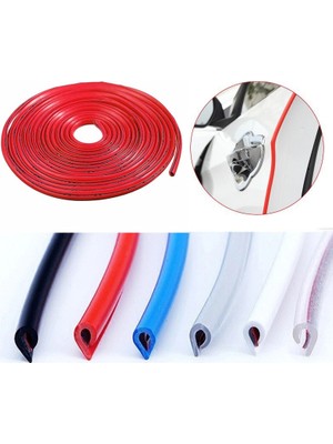 Nil Avm Kapı Koruma Fitili U Tip Geçme Şerit 5 Metre Kırmızı