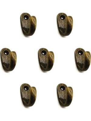 Luord-Store Büyük Tekli Fincan Askı, Dekor Askısı - Antik, 100 Adet, 12X23X30 mm