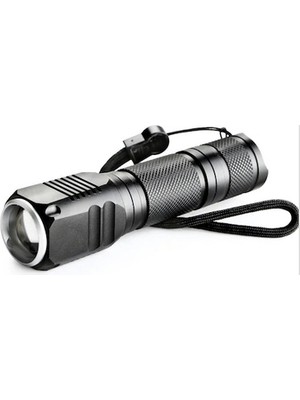 SHC4200 F.b.ı F-82 T6 LED Zoomlu 2000 Lm Yüksek Işık Şarjlı El Feneri