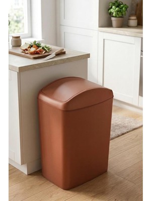 PremiumPort Döner Kapaklı 40 L Soft Çöp Kutusu, Pratik ve Şık Depolama Çözümü