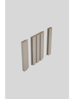 Peli Ahşap Lambiri Talya New Gray Soft Touch 16 mm