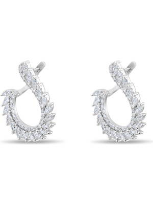 Lial Diamond 1.28 Karat Pırlanta Küpe ,doğal Pırlanta, Sertifikalı Mücevher