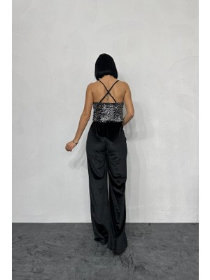 Periliçekeçe Gümüş Askılı Degaje Bluz