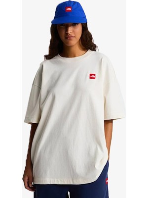 The North Face M Tnf Red Box Ss Erkek Beyaz T-Shirt NF0A8EG5QLI1