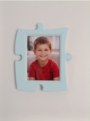 Moldream Buzdolabı Magnet Çerçeve -Puzzle Fotoğraf Çerçevesi – Mıknatıslı & Masaüstü Kullanım – Koruyucu Plakalı Özel Tasarım - Hediyelik