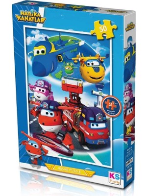 Zenvia Zcv Mey Ithalat®  Ks Games Harika Kanatlar Puzzle 50 Parça HK.709 ZNV2026