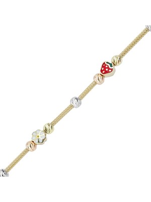 Ema Jewellery Çilek Mineli Çocuk Bilekliği