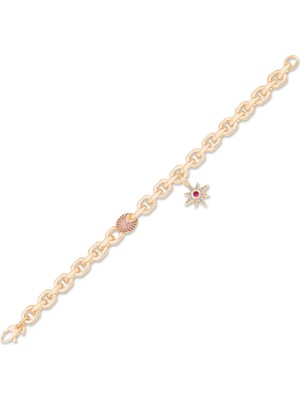 Ema Jewellery Italyan Tasarım Kutup Yıldızı Altın Bileklik