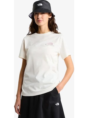 The North Face W Monte Regular Kadın Beyaz T-Shirt NF0A8GA9QLI1