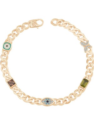 Ema Jewellery Renkli Taşlı Gurmet Bileklik