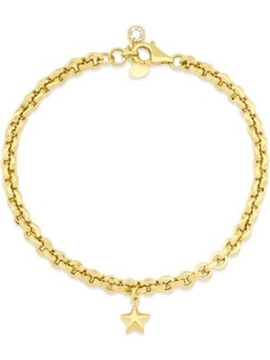 Genola Altın Yıldız Bileklik