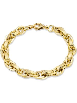 Seval Kuyumculuk Kalem Işli Zincir Bileklik