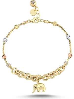 Seval Kuyumculuk Charmlı Altın Bileklik