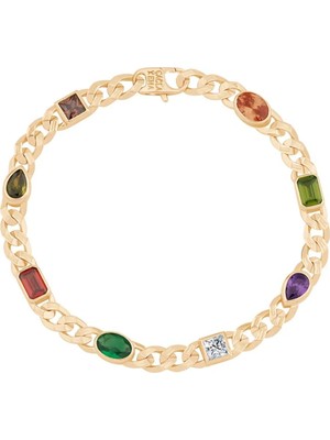 Ema Jewellery Rengarenk Taşlı Gurmet Bileklik