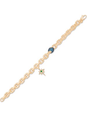Ema Jewellery Italyan Tasarım Kuzey Yıldızı Altın Bileklik