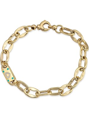 Seval Kuyumculuk Mineli Altın Bileklik