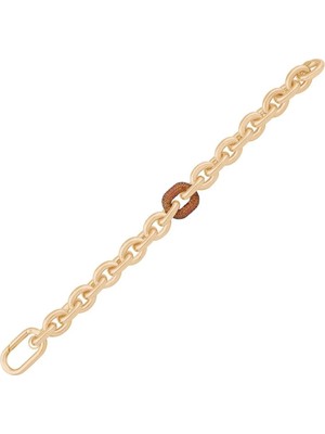 Ema Jewellery Turuncu Halka Zincir Altın Bileklik