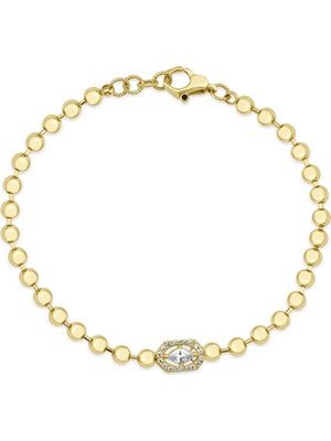 Genola Altın Tasarım Bileklik