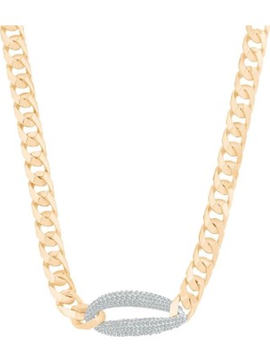 Ema Jewellery Oval Taşlı Tasarım Gurmet Zincir