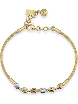 Seval Kuyumculuk Üç Renk Altın Bileklik