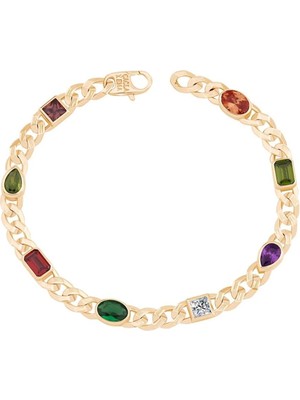 Ema Jewellery Anne Çocuk Renkli Gurmet Altın Bileklik