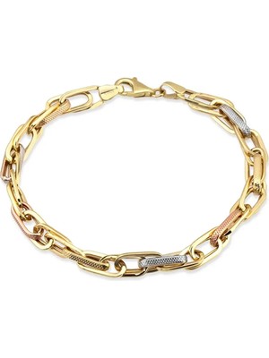 Seval Kuyumculuk Üç Renk Altın Bileklik