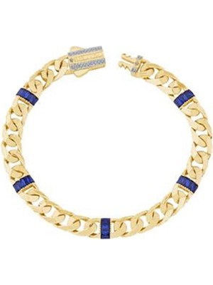 Ema Jewellery Mavi Taşlı Gurmet Bileklik