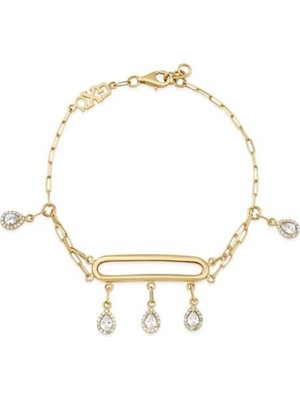 Genola Gxö Koleksiyonu Altın Tasarım Bileklik