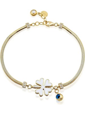 Seval Kuyumculuk Mineli Yonca Bileklik