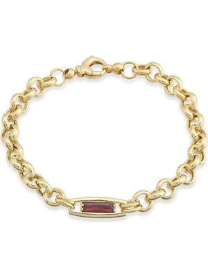 Seval Kuyumculuk Renkli Taşlı Altın Bileklik