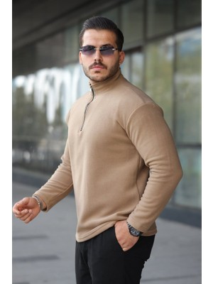 Periliçekeçe Erkek Zip Yaka Polar Sweat