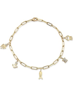 Seval Kuyumculuk Okyanus Charmlı Altın Bileklik