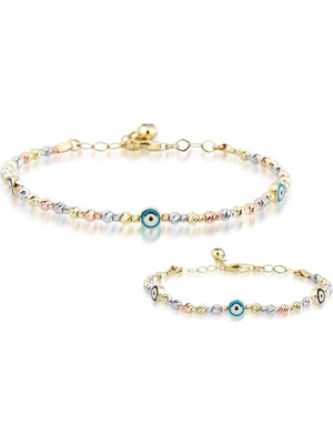 Ema Jewellery Anne Çocuk Ikili Set Altın Bileklik