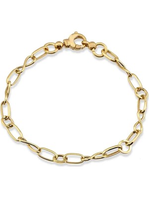 Seval Kuyumculuk Sonsuzluk Detaylı Zincir Bileklik