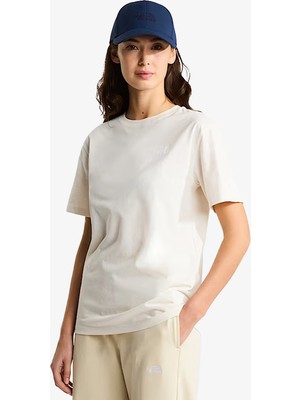 The North Face W Evolutıon Box Nse Relaxed Kadın Beyaz T-Shirt NF0A8B6WQLI1