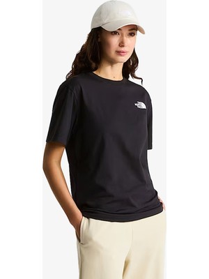 The North Face W Evolutıon Box Nse Relaxed Kadın Siyah T-Shirt NF0A8B6WKY41