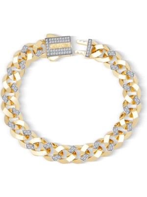 Ema Jewellery 9 mm Taşlı Gurmet Bileklik