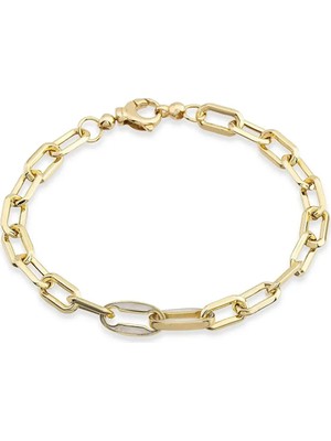 Seval Kuyumculuk 2 Renk Mineli Altın Bileklik