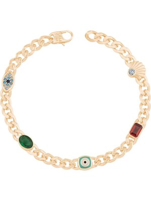 Ema Jewellery Anne Çocuk Göz Gurmet Altın Bileklik